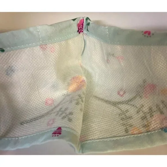 Handmade Owl & Butterfly Cotton Face Mask Adjustable Blue Green - Picture 3 of 4